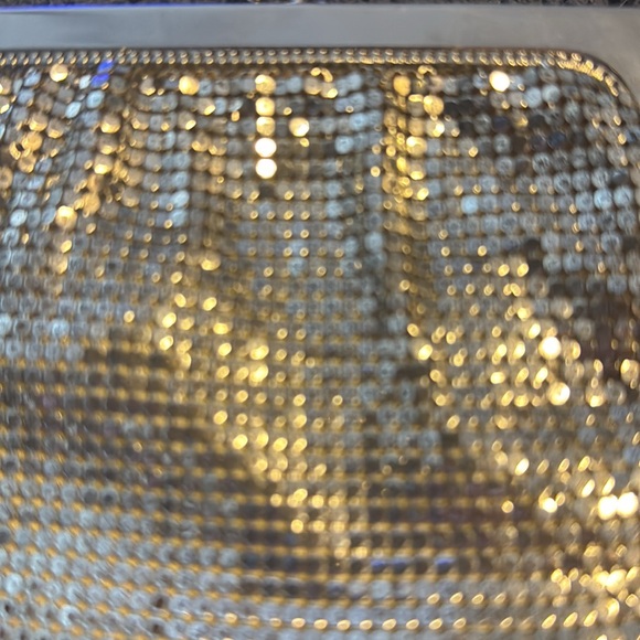 WHITING & DAVIS mesh clutch evening bag 🐈‍⬛